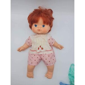 Vintage 1982 Strawberry Shortcake Baby Doll American Greetings Red Hair Freckles